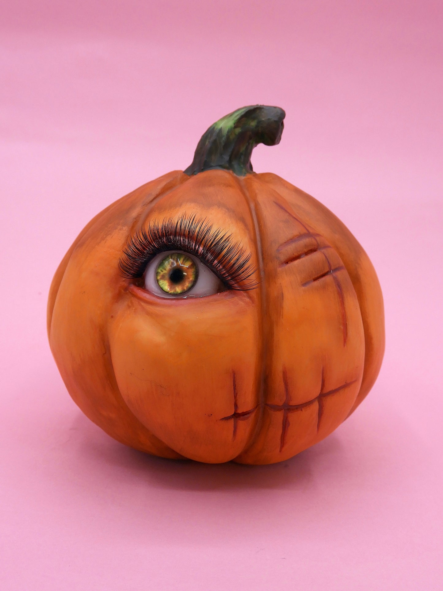 Pop Surreal Double-Faced Pumpkin – Vampire Mouth and Eye