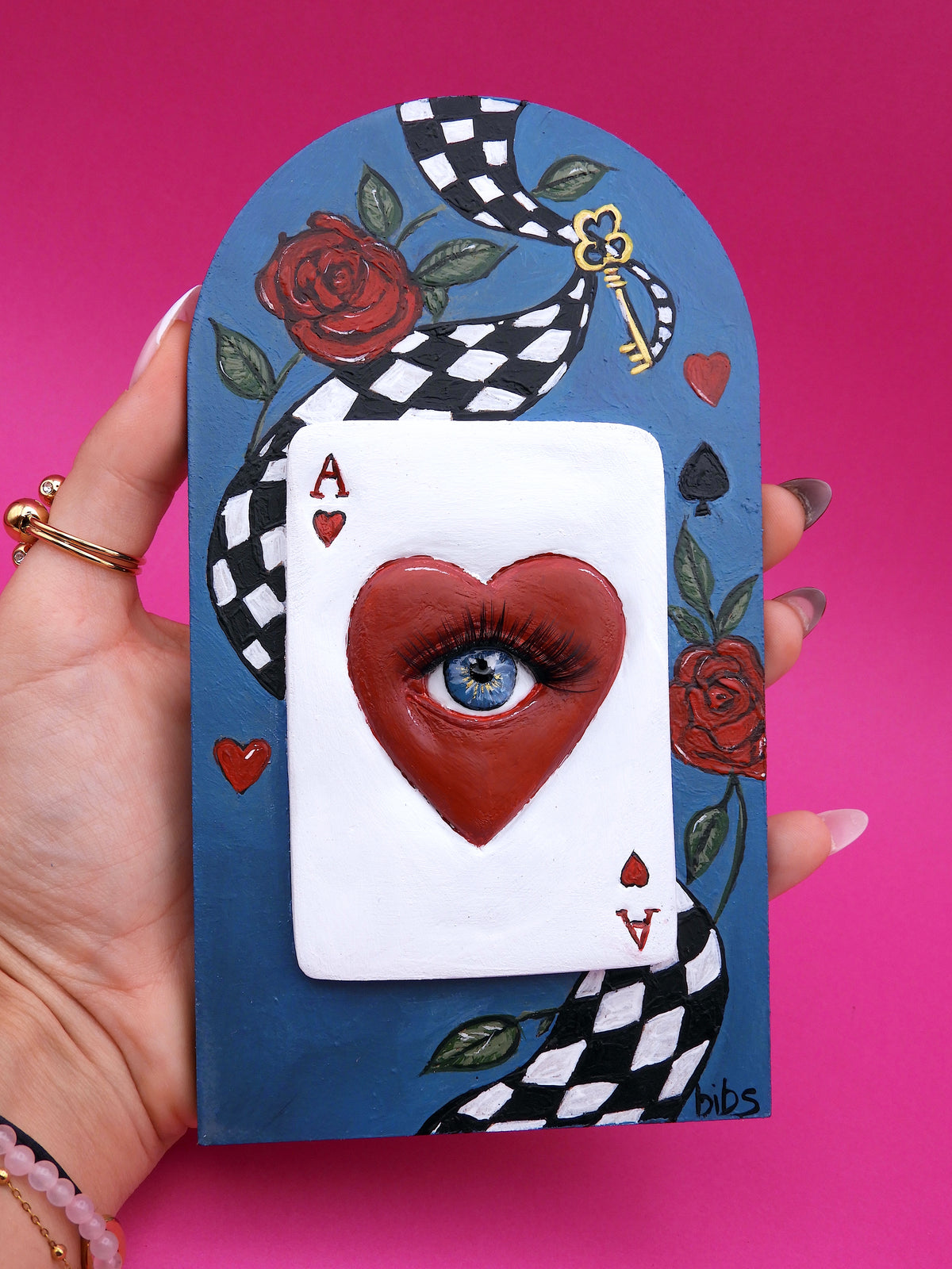 The Heart Sees Everything | Wonderland-Inspired Wall Sculpture| Pop Surrealist Art