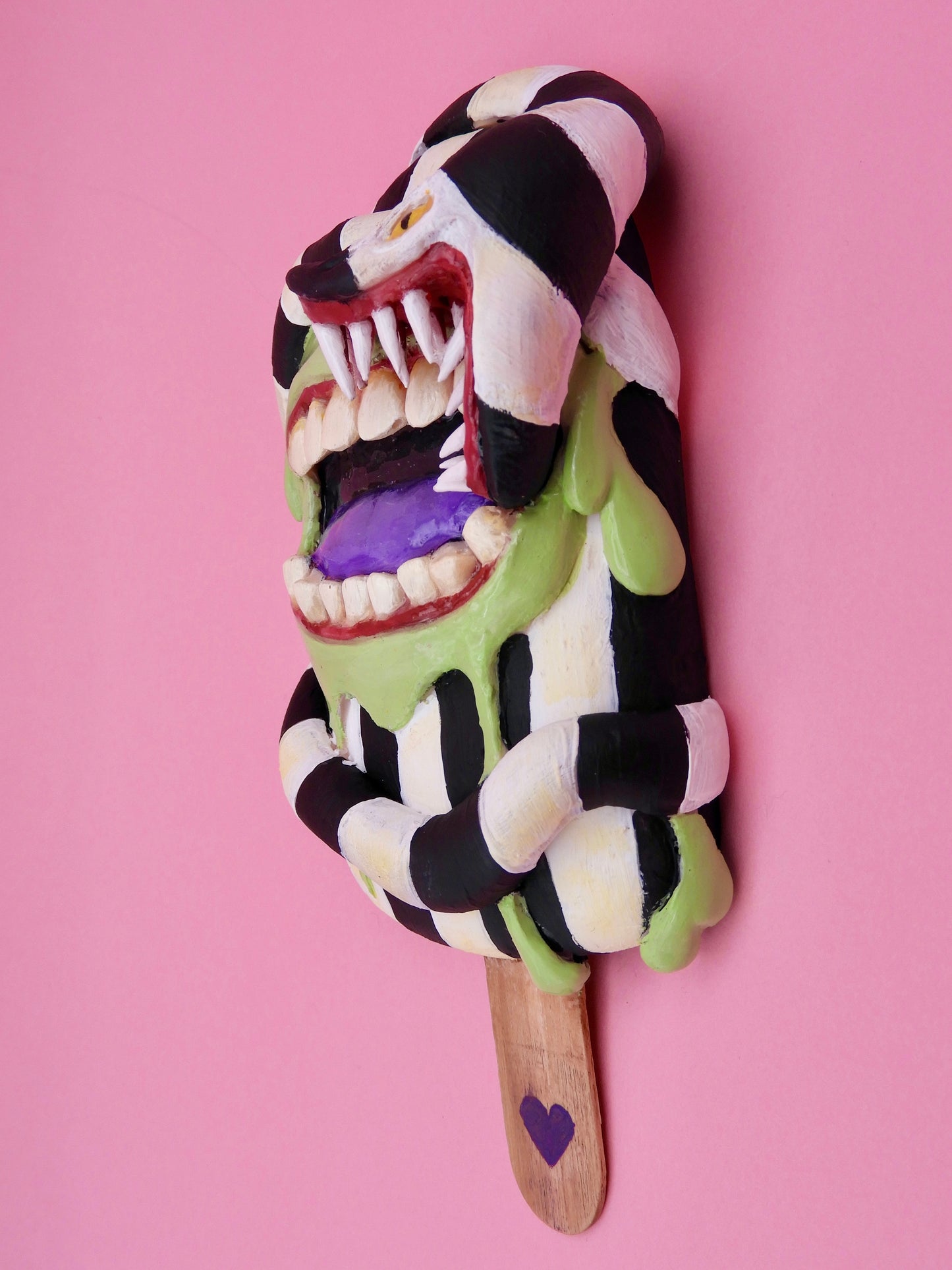 CUSTOM ORDER - Reserved to Elena Pop Surreal Ice Cream Sticks Beetlejuice