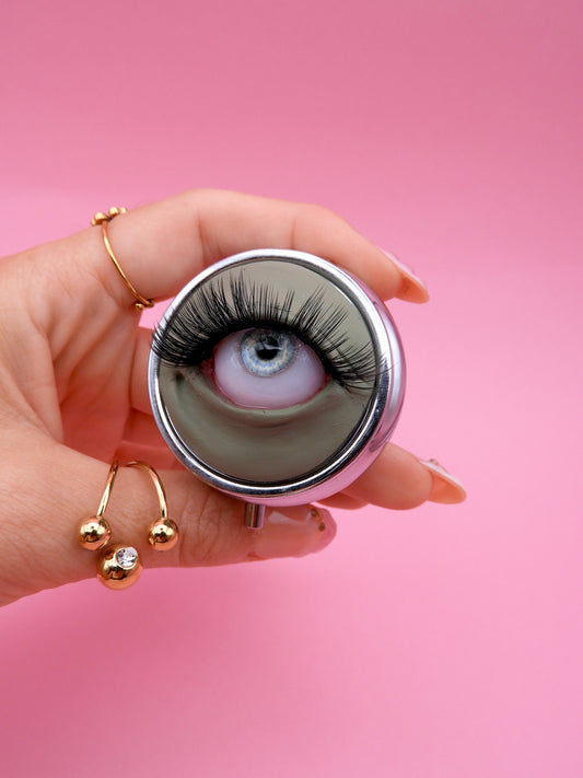 Eyeball Pill Box | Creepy Cute Trinket Box | Surreal Eye Art | Gothic Kawaii Decor | Handmade Fantasy Keepsake Box | Unique Gift