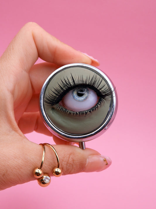 Eyeball Pill Box | Creepy Cute Trinket Box | Surreal Eye Art | Gothic Kawaii Decor | Handmade Fantasy Keepsake Box | Unique Gift