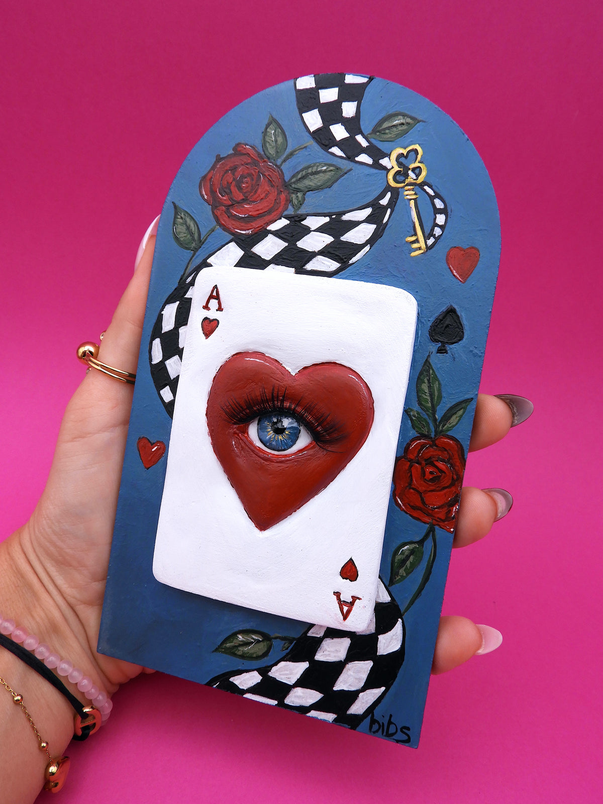 The Heart Sees Everything | Wonderland-Inspired Wall Sculpture| Pop Surrealist Art