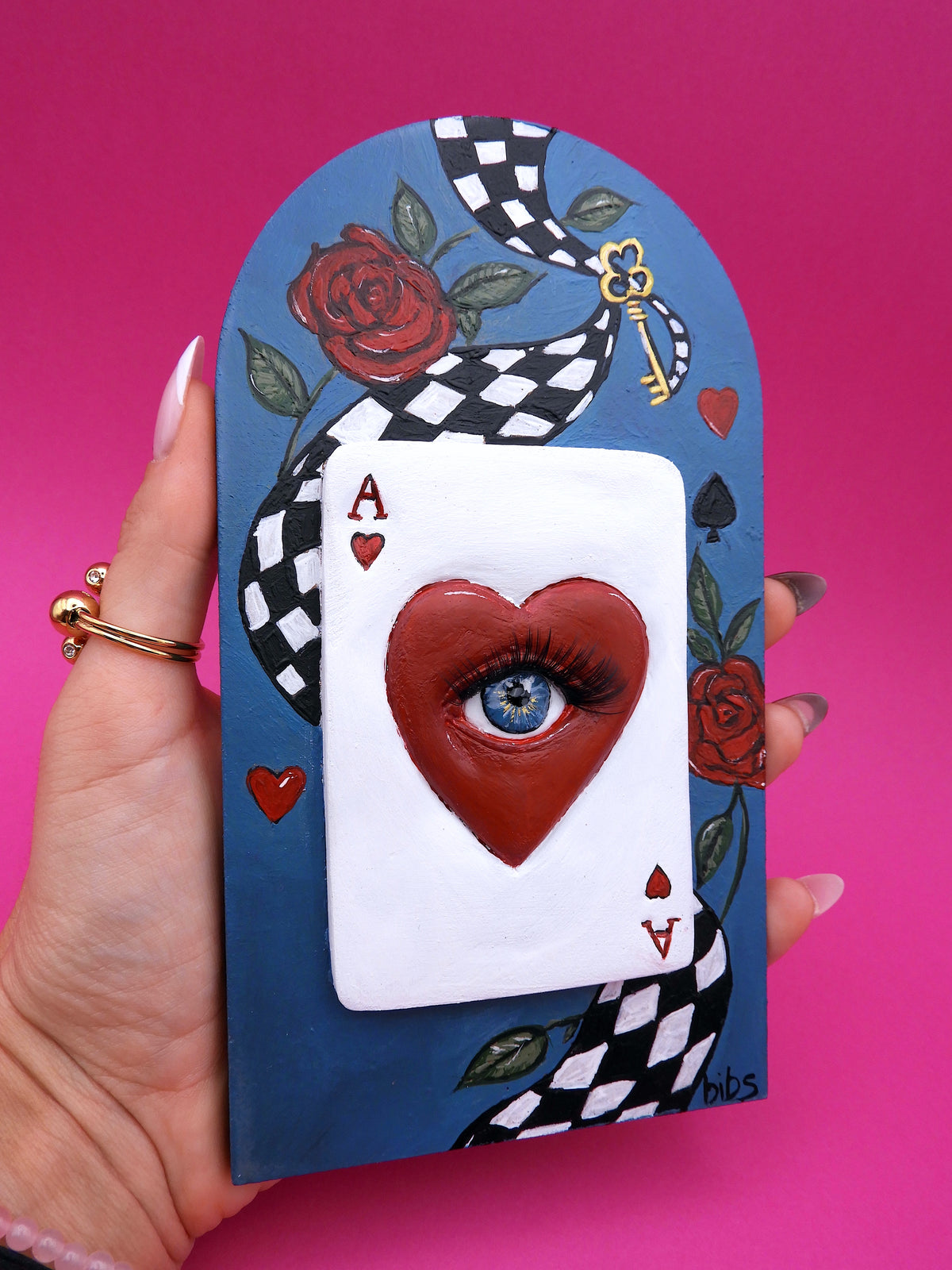 The Heart Sees Everything | Wonderland-Inspired Wall Sculpture| Pop Surrealist Art