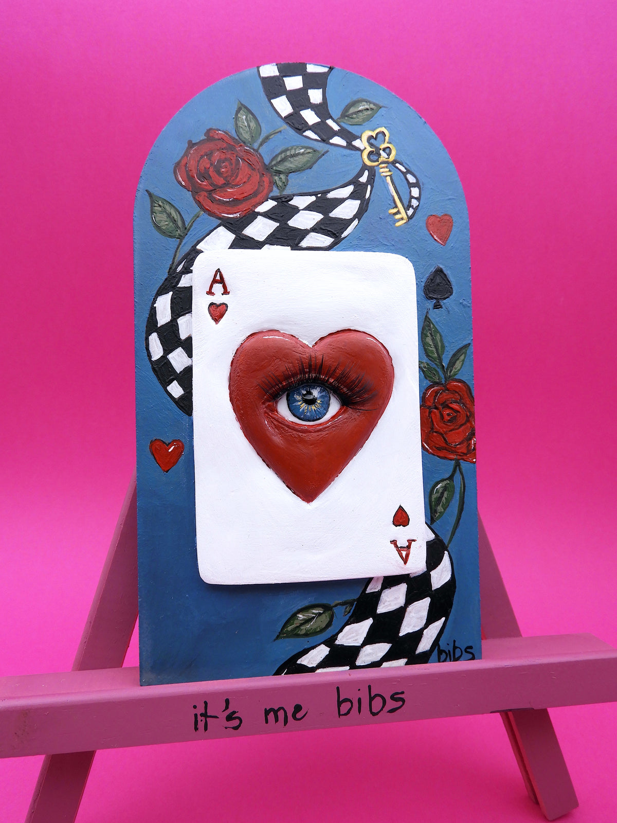 The Heart Sees Everything | Wonderland-Inspired Wall Sculpture| Pop Surrealist Art