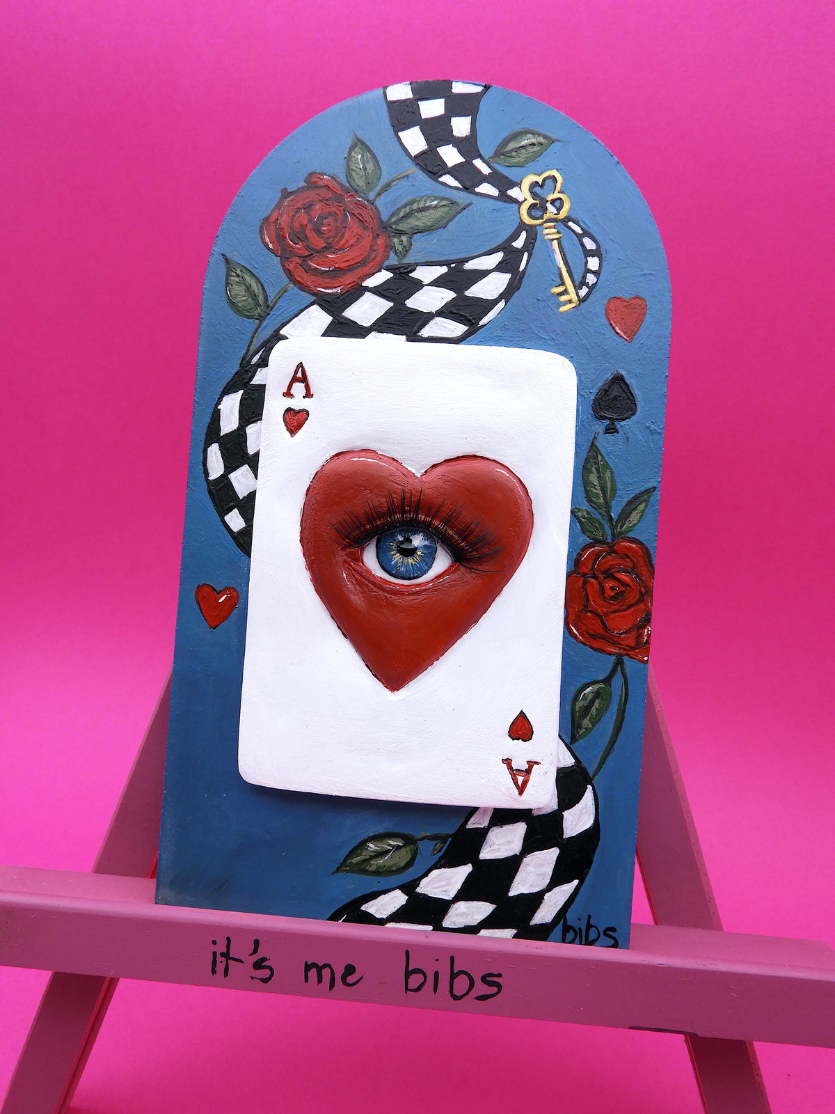 The Heart Sees Everything | Wonderland-Inspired Wall Sculpture| Pop Surrealist Art