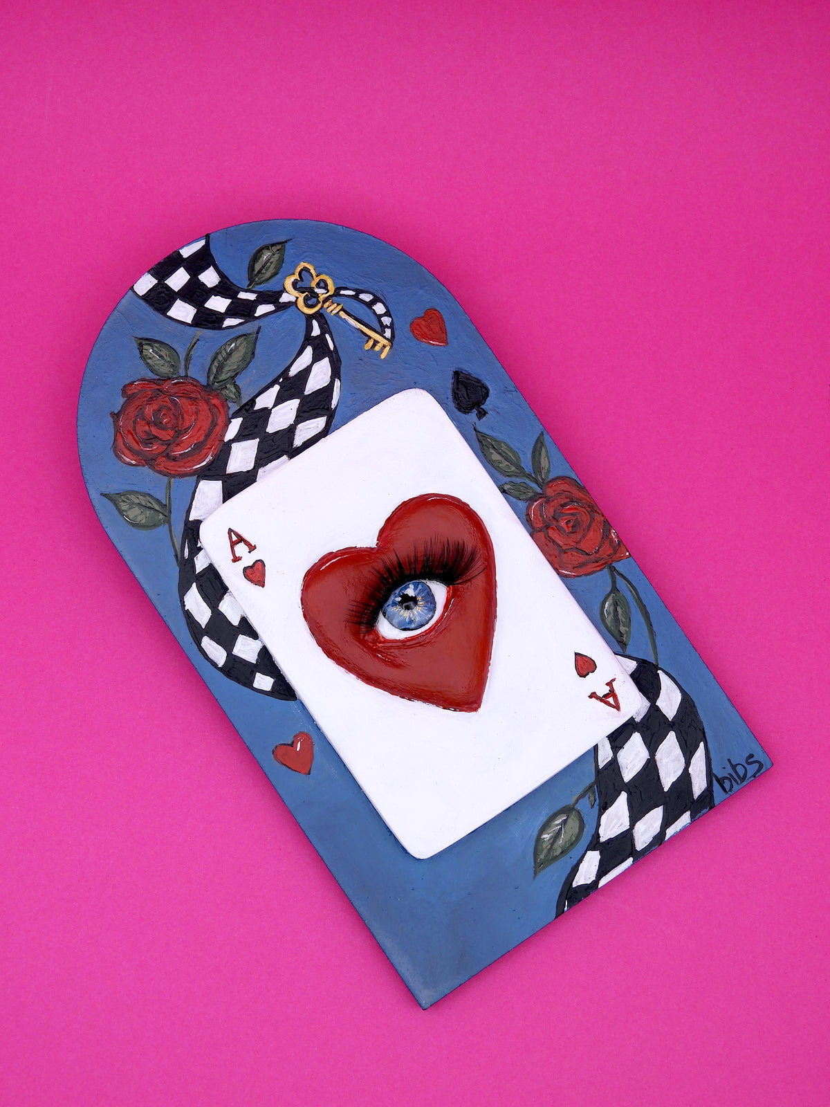 The Heart Sees Everything | Wonderland-Inspired Wall Sculpture| Pop Surrealist Art