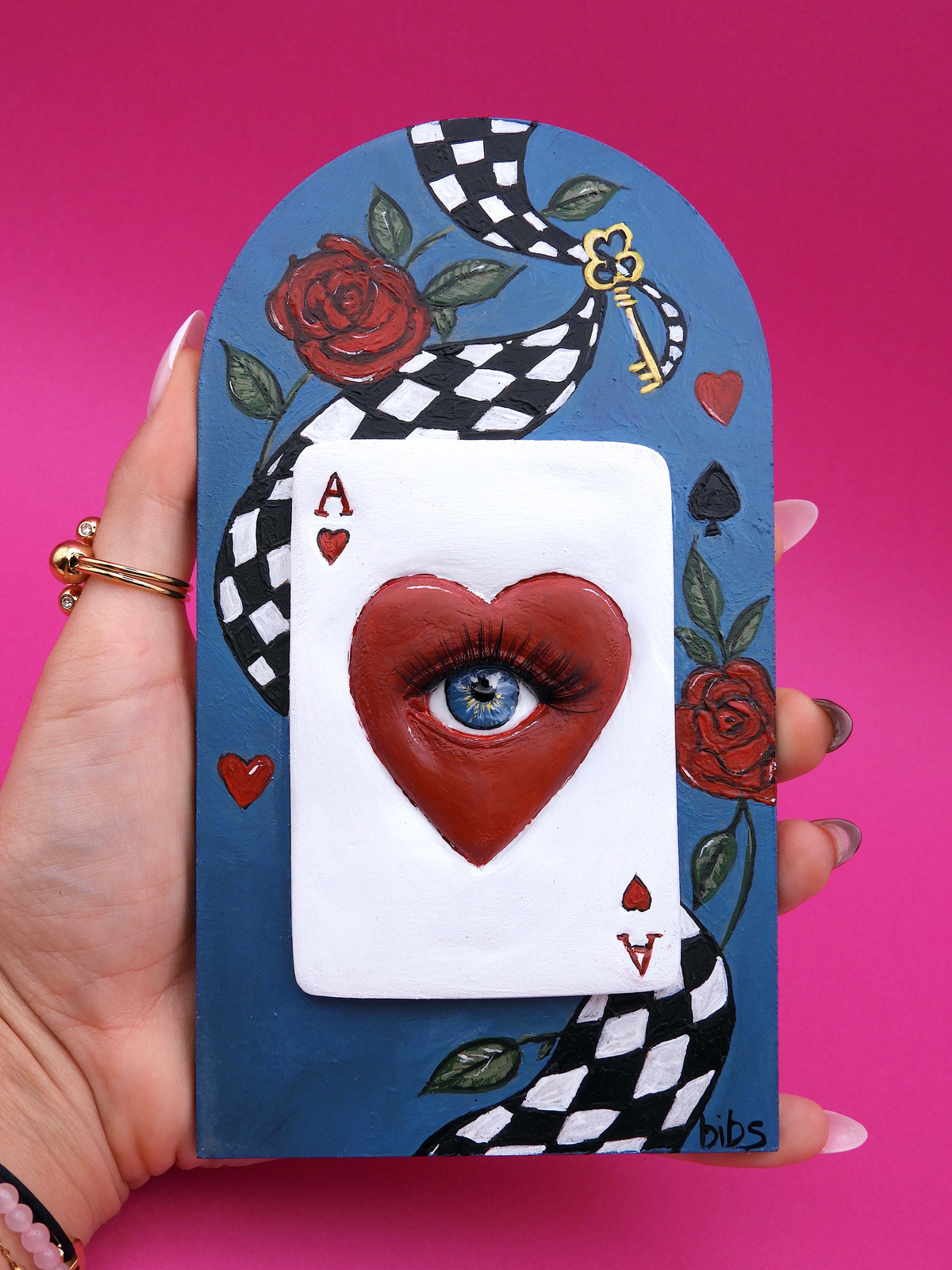 The Heart Sees Everything | Wonderland-Inspired Wall Sculpture| Pop Surrealist Art