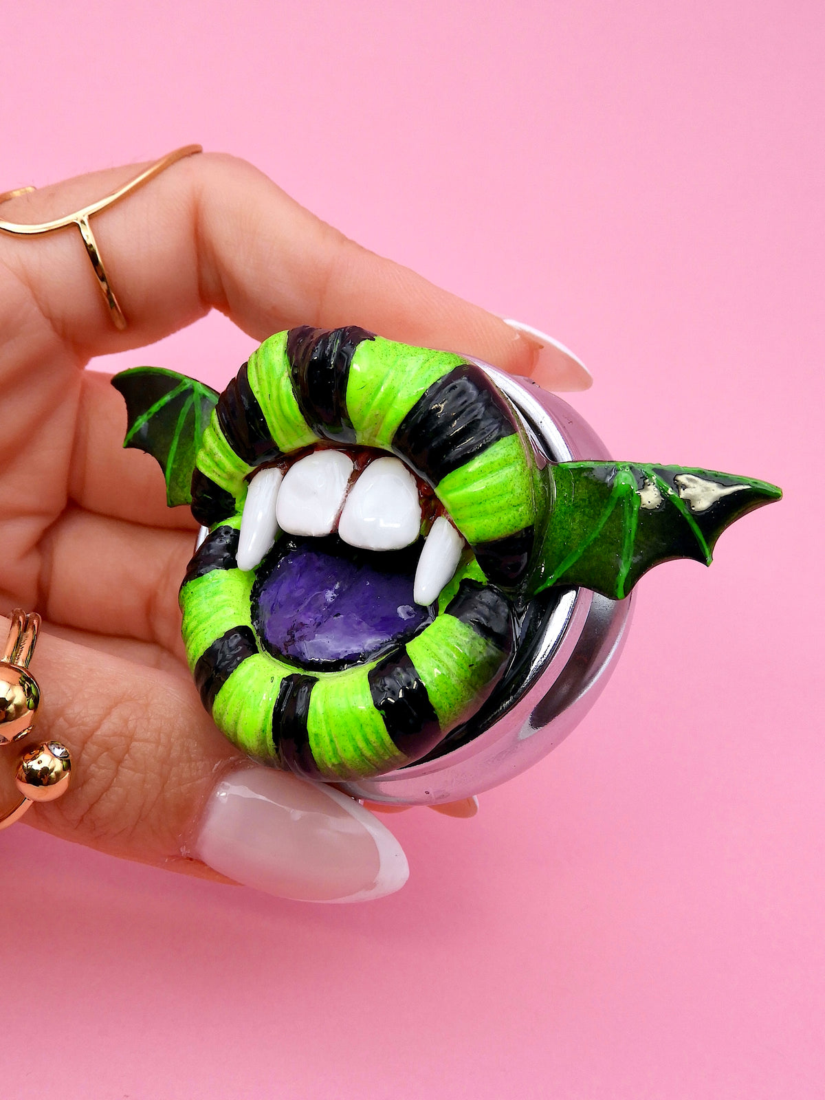 Beetlejuice Inspired Vampire Mouth Pill Box