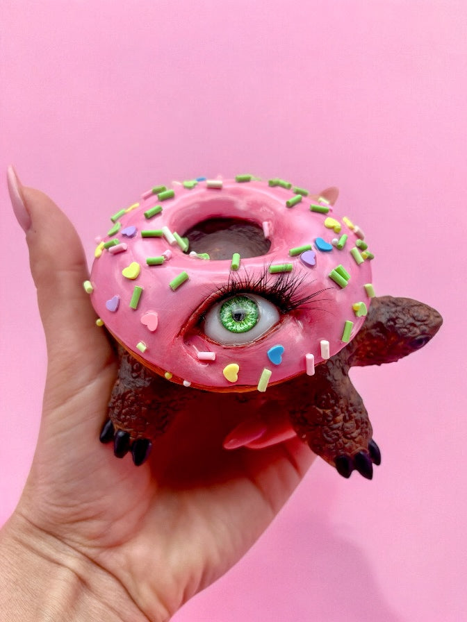 Pop Surreal Turtle Sculpture – Strange and Handmade Art
