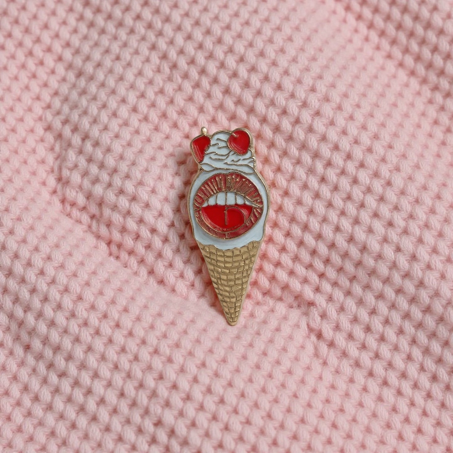 Ice Cream Pin - Limited Edition ©BibsLovelypam